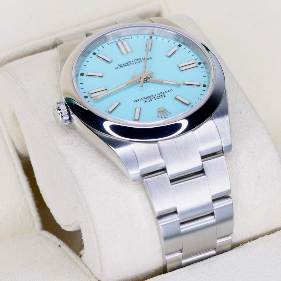 Rolex Oyster Perpetual 124300 “TURQUOISE” Turquoise Dial Stainless Steel 41mm