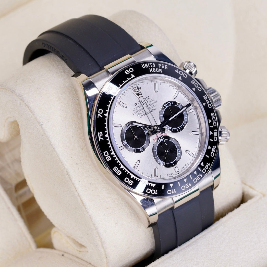Rolex Daytona 126519LN-0006 “GHOST” Grey Dial White Gold Oysterflex 40mm
