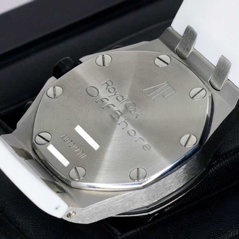 Audemars Piguet Royal Oak Offshore 25940SK.OO.D002CA.02.A “RUBBER CLAD” White Dial Stainless Steel White Rubber Strap 42mm