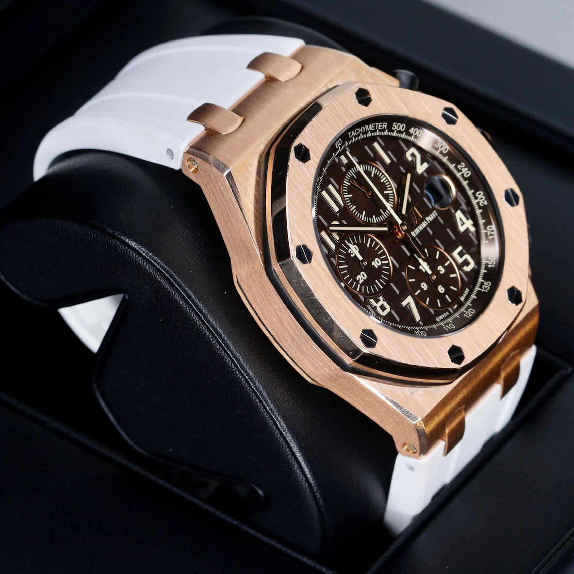 Audemars Piguet Royal Oak Offshore 26470OR.OO.A099CR.01 “CHOCOLATE” Brown Dial Rose Gold Limited Edition of 100