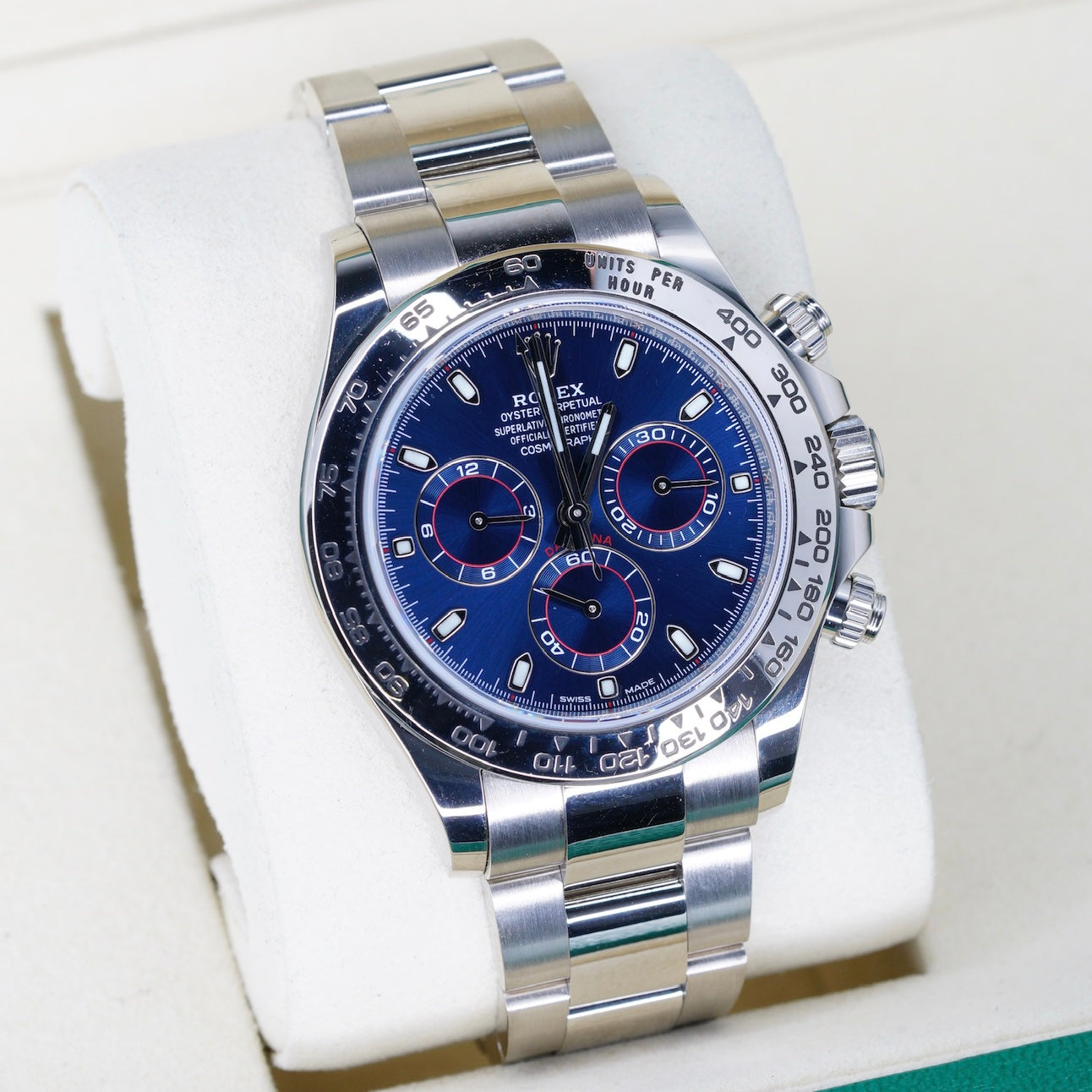 Rolex Daytona 116509 Blue Dial White Gold 40mm 2020