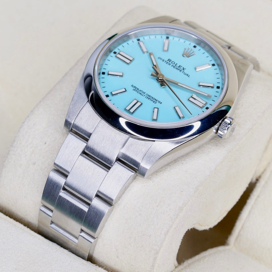 Rolex Oyster Perpetual 124300 “TURQUOISE” Turquoise Dial Stainless Steel 41mm