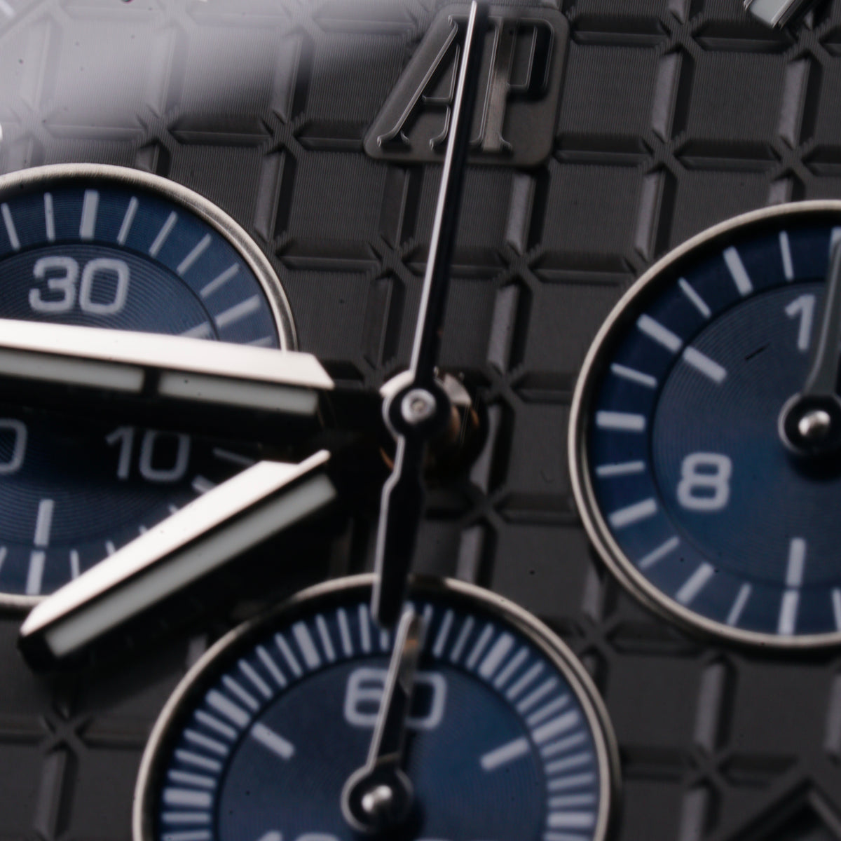 Audemars Piguet Royal Oak Offshore 26420IO.OO.A009CA.01 Grey Dial Blue Sub Dials Titanium