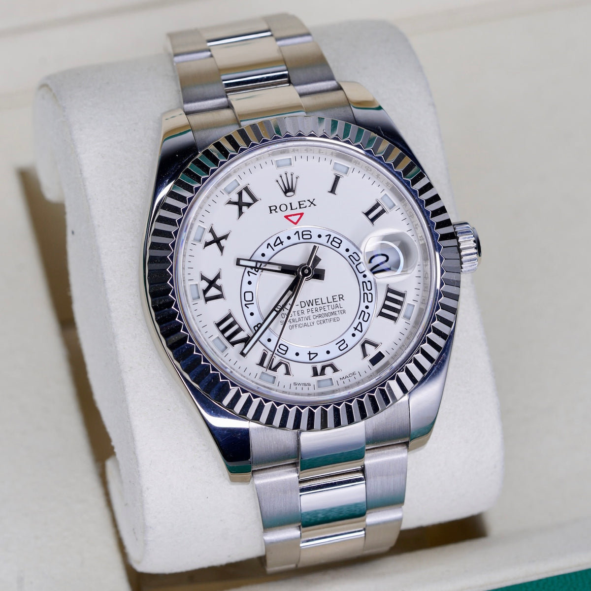 Rolex Sky-Dweller 326939 “CREAM SKY” Ivory Dial White Gold 42mm