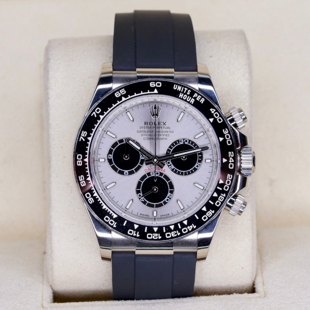 Rolex Daytona 126519LN-0006 “GHOST” Grey Dial White Gold Oysterflex 40mm