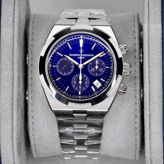 Vacheron Constantin Overseas 5520V/210A-B148 “BLUE SEA” Blue Dial Stainless Steel Chronograph 42.5mm 2026