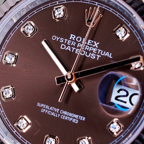 Rolex NEW 2026 Datejust 126231 “CHOCO DIAMOND” Brown Diamond Dial Two-Tone Rose Gold & Steel 36mm