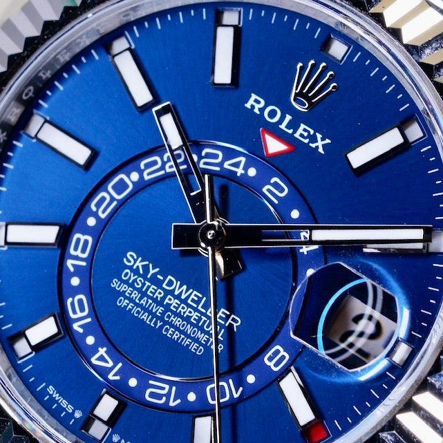 Rolex NEW 2026 Sky-Dweller 336934 “SKY BLUE” Blue Stick Dial Stainless Steel Jubilee 42mm