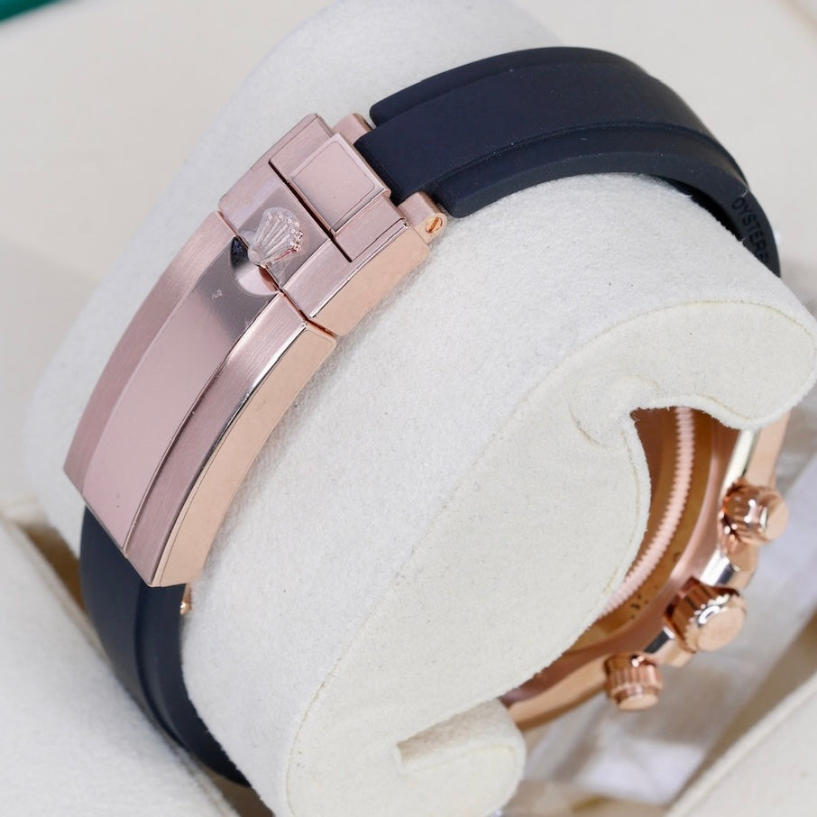 Rolex NEW 2025 Daytona 126515LN “CHOCOLATE” Brown Dial Cosmograph Rose Gold Oysterflex 40mm