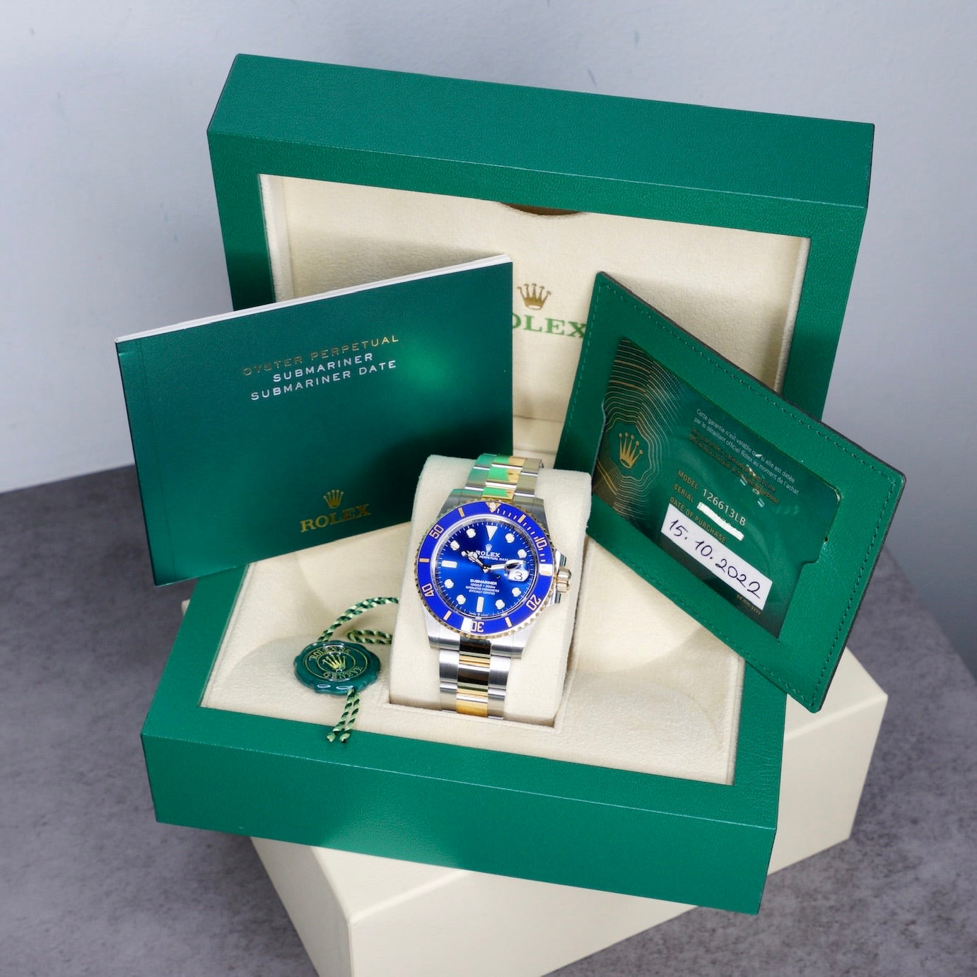 Rolex Submariner Date 126613LB “BLUESY” Blue Dial Two-Tone Yellow Gold & Steel 41mm 2022