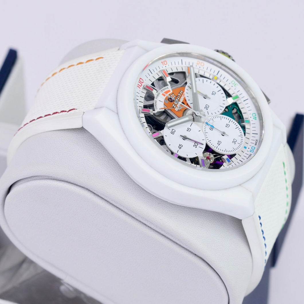 Zenith Defy El Primero 21 49.9010.9004/01.R947 “CHROMA” Skeleton White Ceramic 44mm 2022