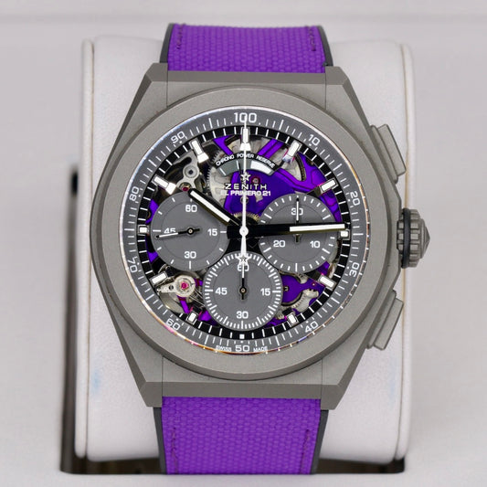 Zenith Defy El Primero 21 97.9001.9004/80.R922 “ULTRAVIOLET” Skeleton Purple Dial Titanium 44mm