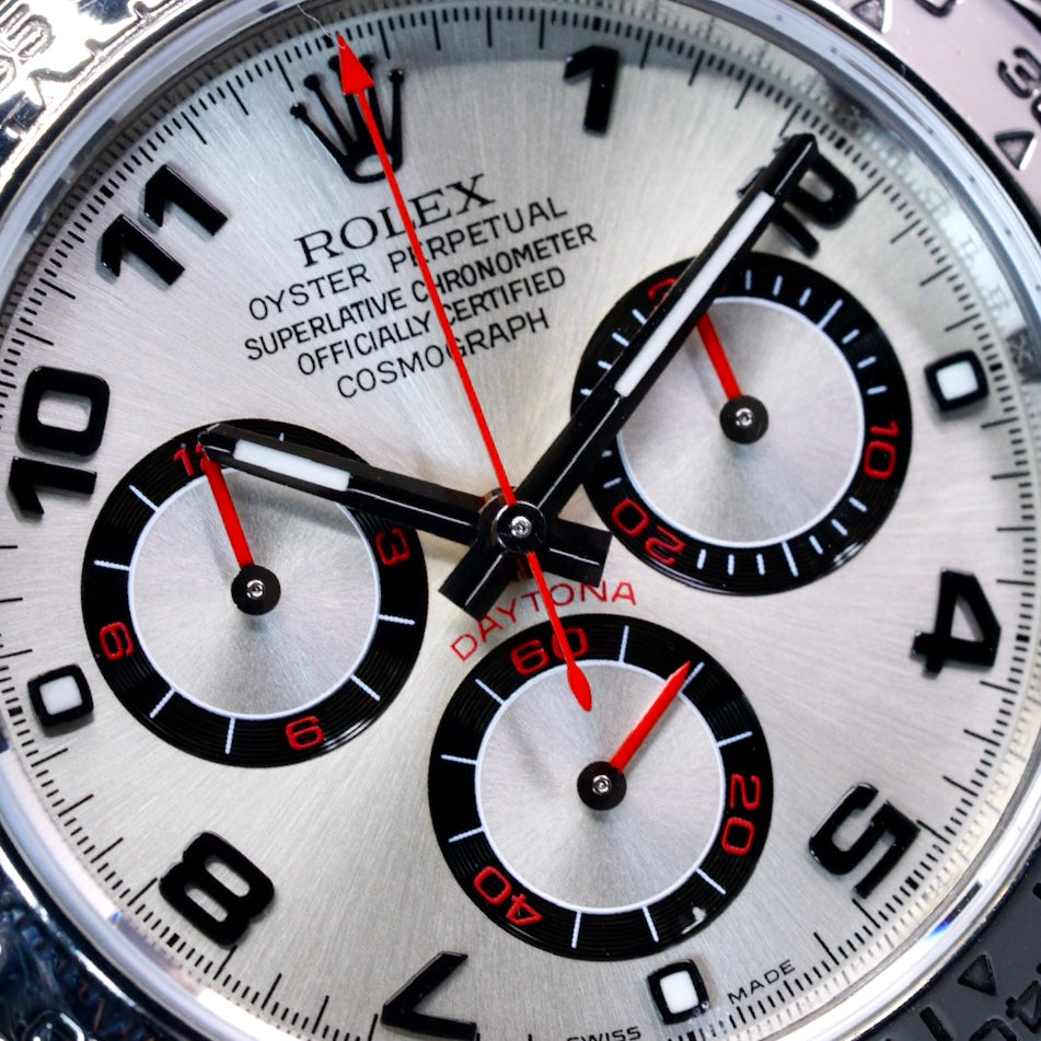 Rolex Daytona 116509 Silver Arabic Dial White Gold 40mm