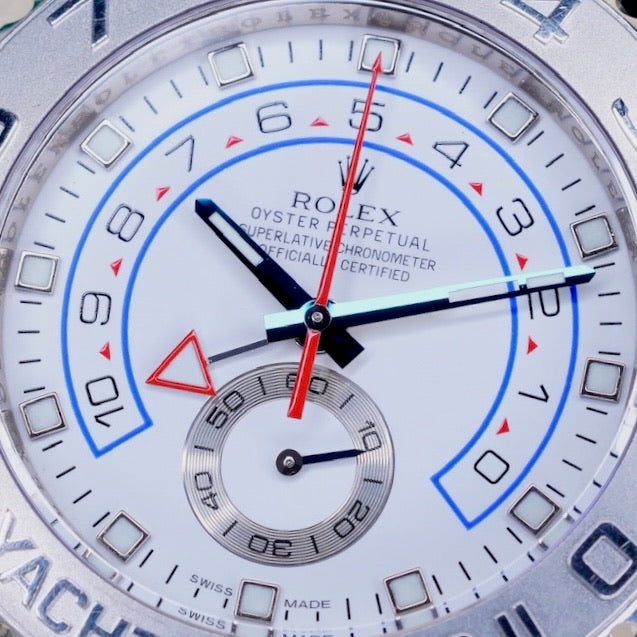 Rolex Yacht-Master II 116689 White Dial White Gold 44mm 2013
