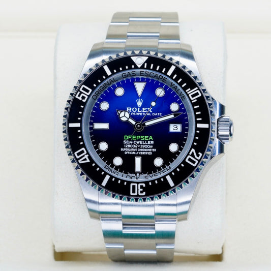 Rolex NEW OLD STOCK 2023 Sea-dweller Deepsea “JAMES CAMERON” Black to Blue Dial Stainless Steel 44mm