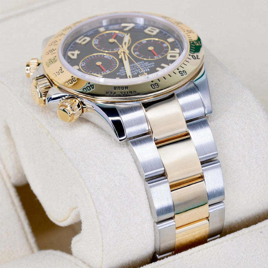 Rolex Daytona 116523 “RACING BLUE” Blue Arabic Dial Two-Tone Yellow Gold & Steel 40mm