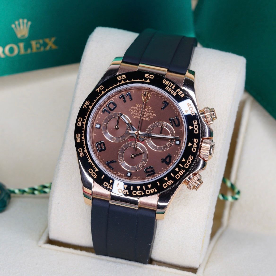 Rolex Daytona 116515LN “CHOCO ARABIC” Brown Arabic Dial Rose Gold 40mm 2016