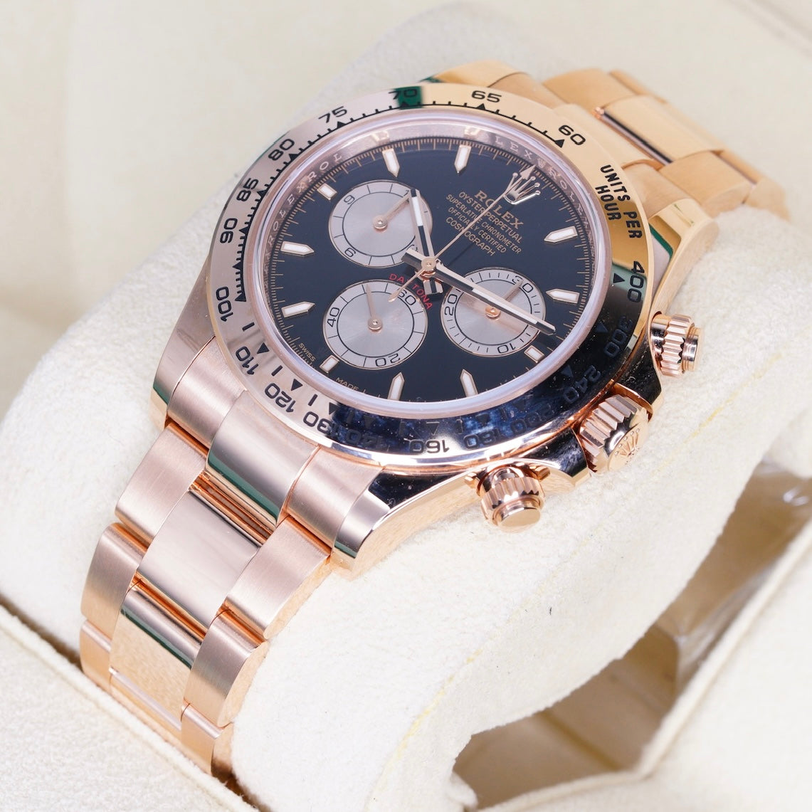 Rolex Daytona 126505 Black Dial Rose Gold 40mm 2024