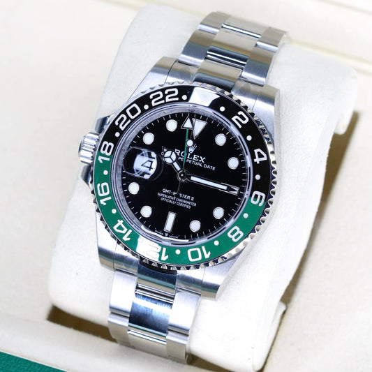 Rolex NEW 2026 GMT-Master II 126710VTNR “SPRITE” Black Dial Black & Green Bezel Stainless Steel Oyster 40mm