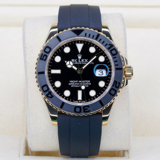 Rolex Yacht-master 226658 Black Dial Yellow Gold Oysterflex 42mm 2022