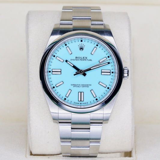 Rolex Oyster Perpetual 124300 “TURQUOISE” Turquoise Dial Stainless Steel 41mm