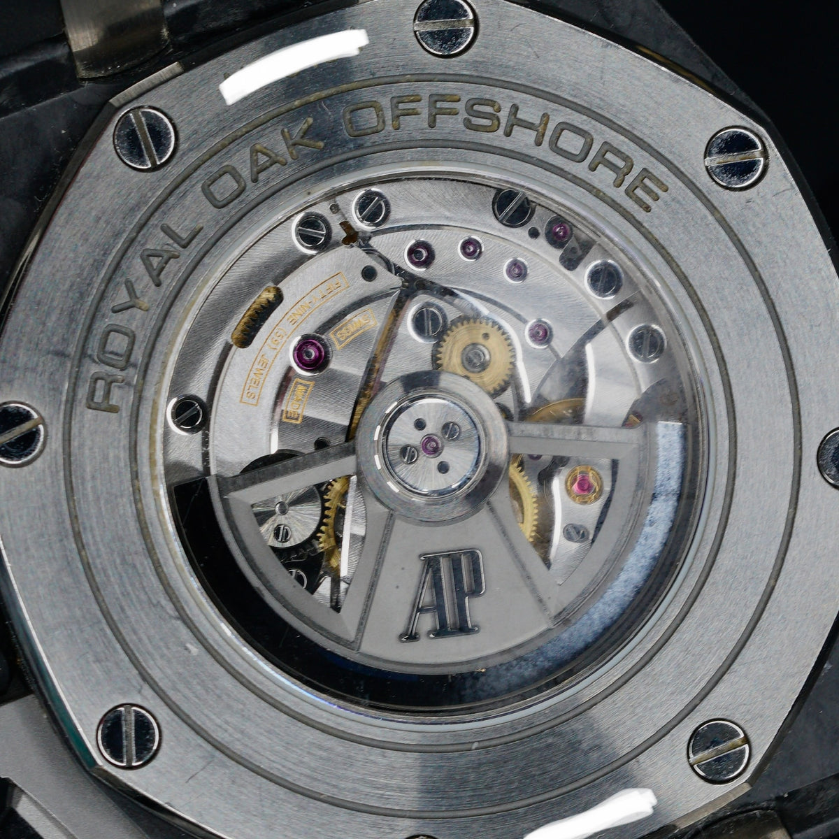 Audemars Piguet Royal Oak Offshore 26400AU.OO.A002CA.01 Black Dial Carbon Case Rubber Strap 44mm