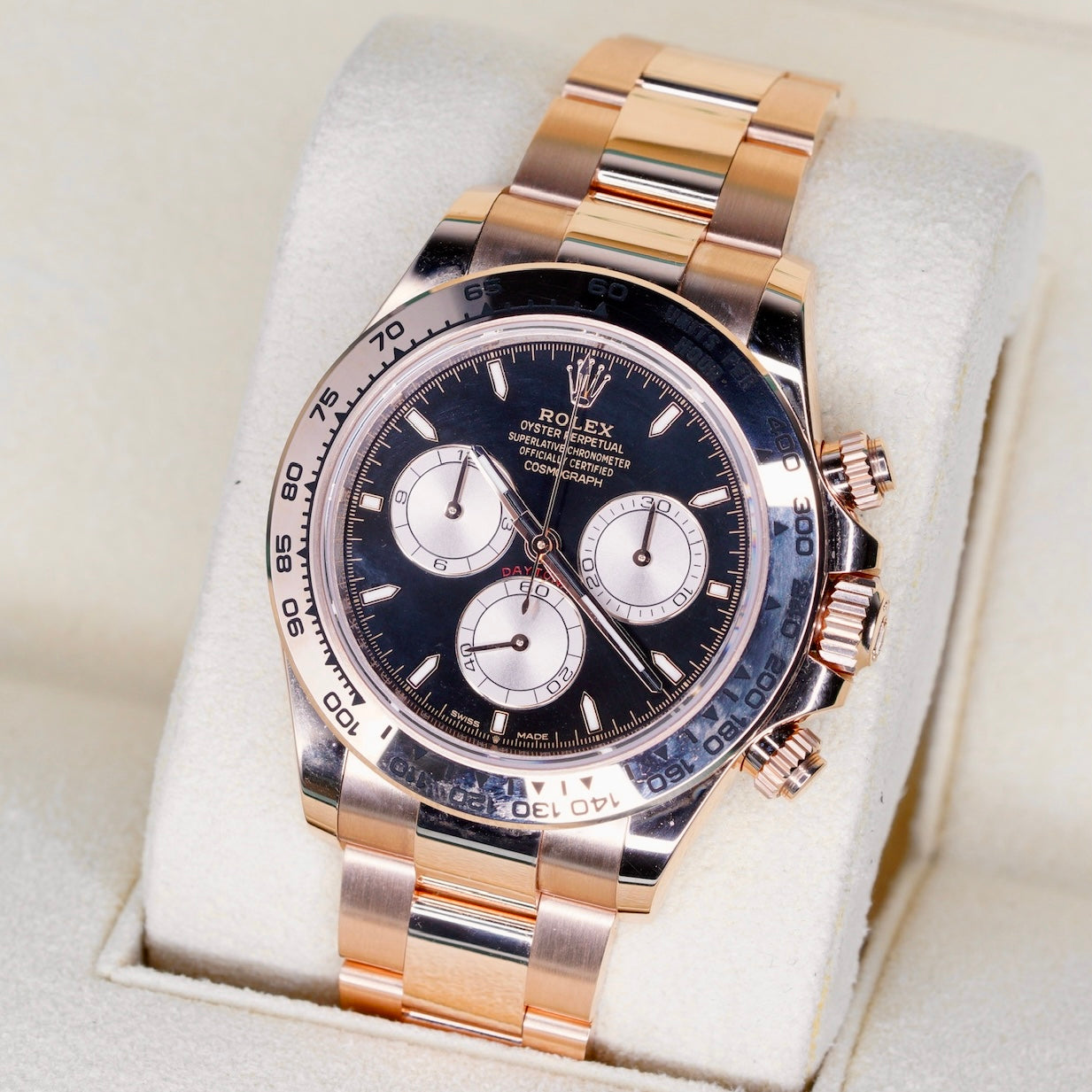Rolex Daytona 126505 Black Dial Rose Gold 40mm 2024