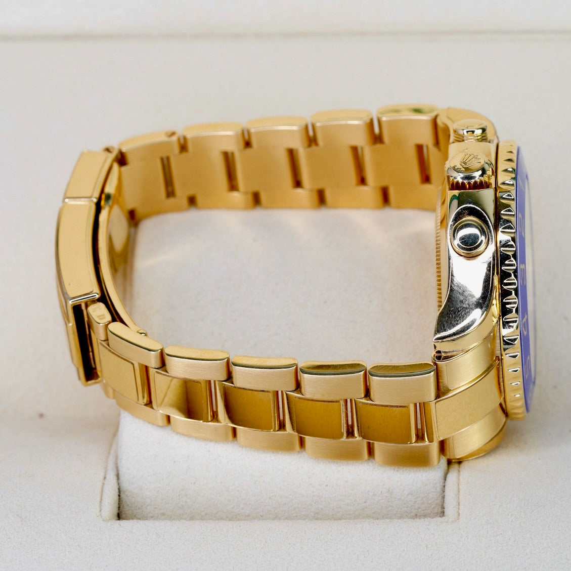 Rolex Yacht-Master II 116688 White Dial Blue Bezel Yellow Gold 44mm CPO 2025