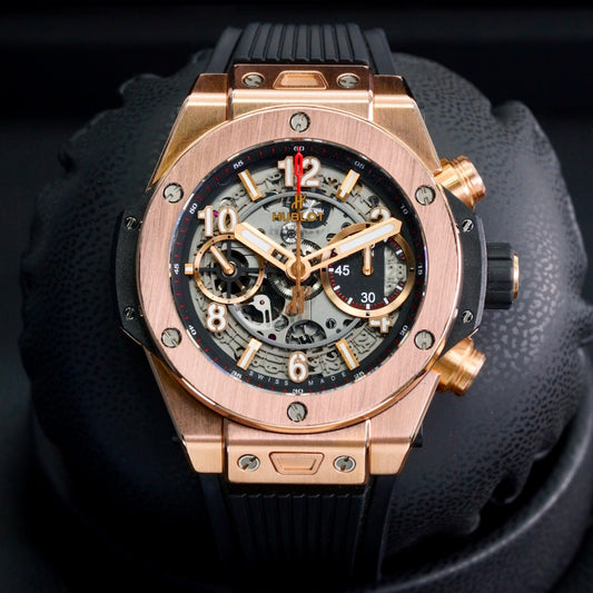 Hublot Big Bang Unico 441.OM.1180.RX King Gold Skeleton Rubber Strap 42mm