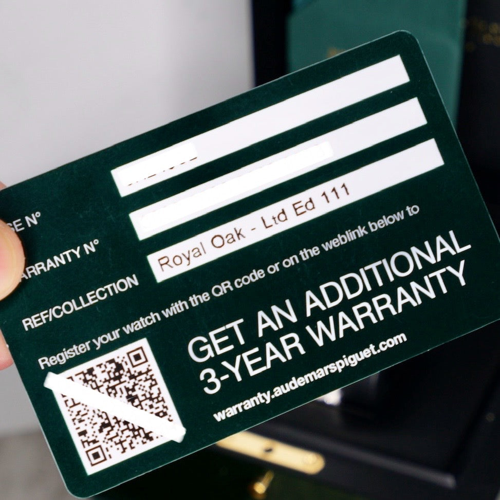 Patek Philippe Royal Oak 26331BC.GG.1224BC.03 “FROSTED 111” Black Dial Blue Sub Dial White Gold Chronograph Limited Edition Of 111 41mm