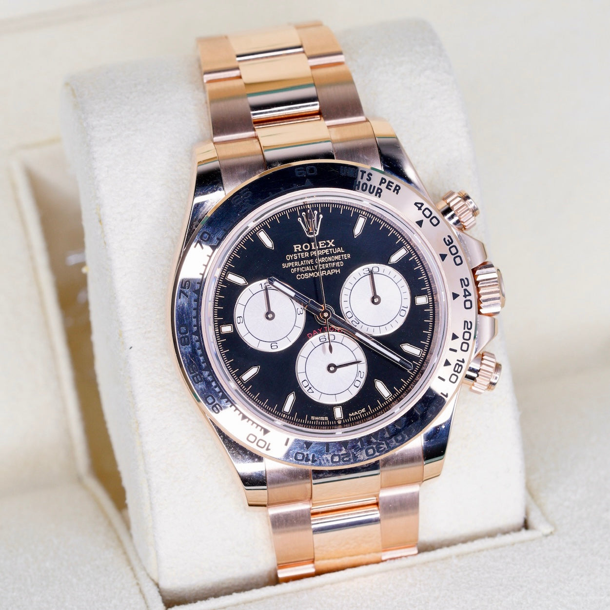 Rolex Daytona 126505 Black Dial Rose Gold 40mm 2024