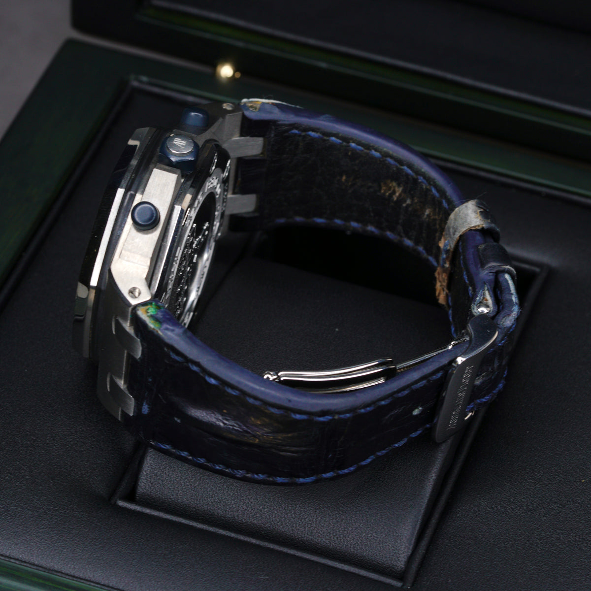 Audemars Piguet Royal Oak Offshore 26365IS.OO.D305CR.01 “PRIDE OF ARGENTINA” Blue Dial Titanium Leather Strap