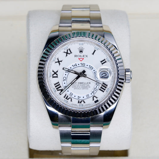 Rolex Sky-Dweller 326939 “CREAM SKY” Ivory Dial White Gold 42mm