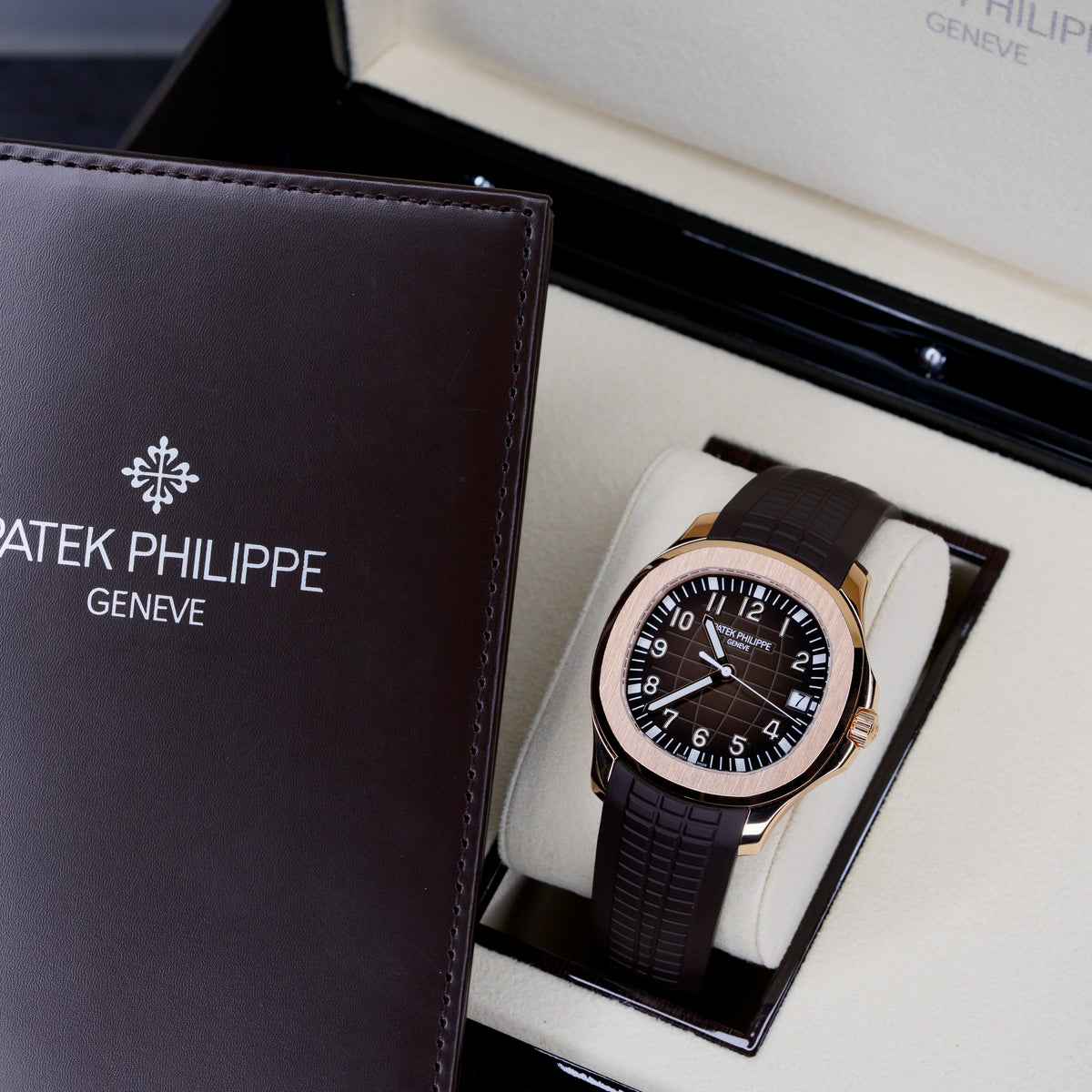 Patek Philippe NEW 2026 Aquanaut 5167R-001 “BROWN AQUA” Brown Dial Rose Gold Tropical Strap