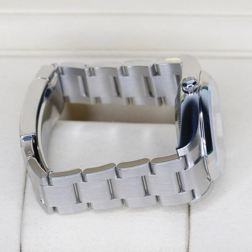 Rolex Oyster Perpetual 114200 “GRAPE” Purple Dial Stainless Steel 34mm 2019