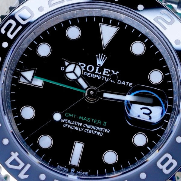 Rolex NEW 2026 GMT-Master II 126710GRNR “BRUCE WAYNE” Black Dial Grey & Black Bezel Stainless Steel Jubilee 40mm