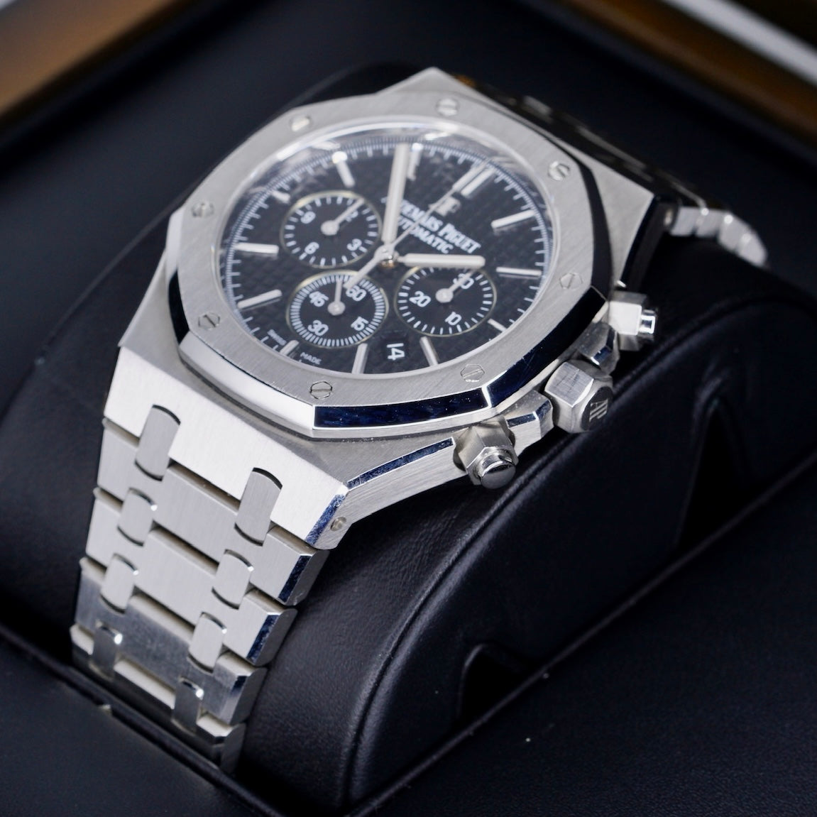 Audemars Piguet Royal Oak 26320ST.OO.1220ST.01 “BLACK OAK” Black Dial Stainless Steel Chronograph 41mm