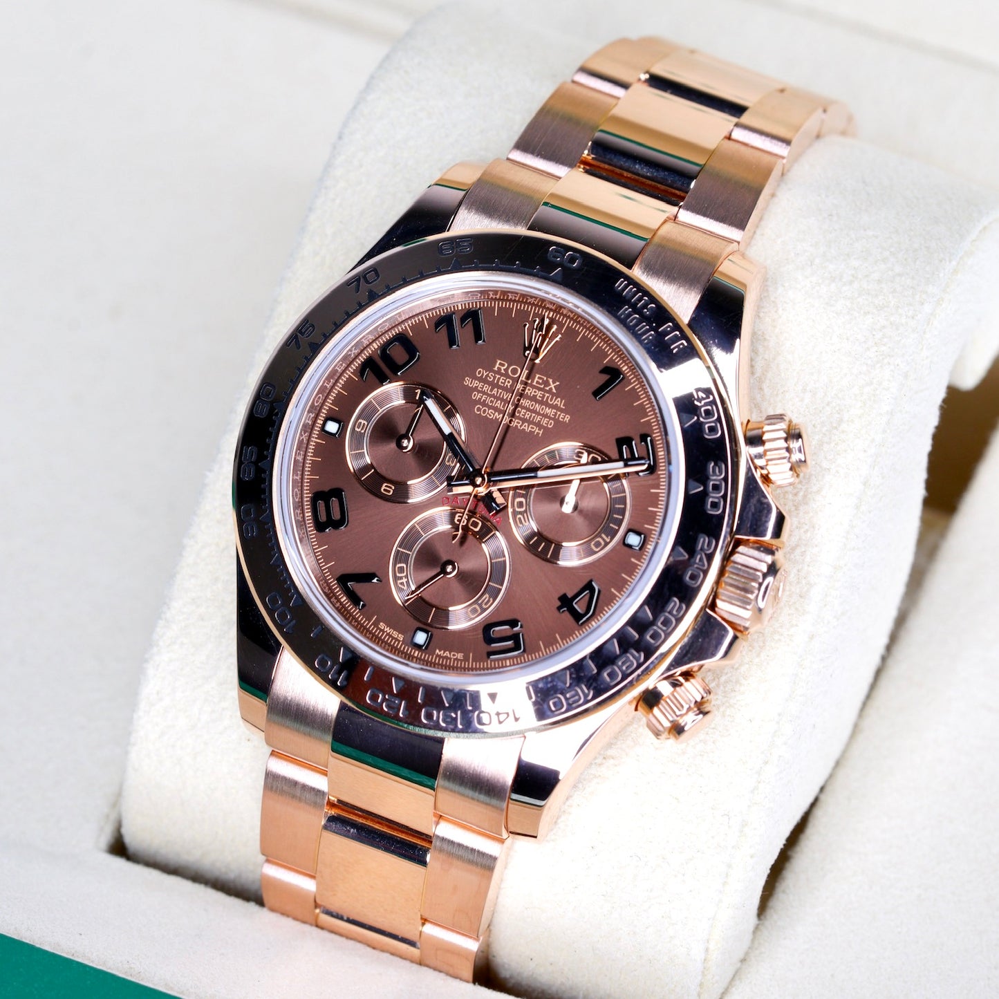Rolex Daytona 116505 “CHOCO ARABIC” Brown Arabic Dial Rose Gold 40mm 2018