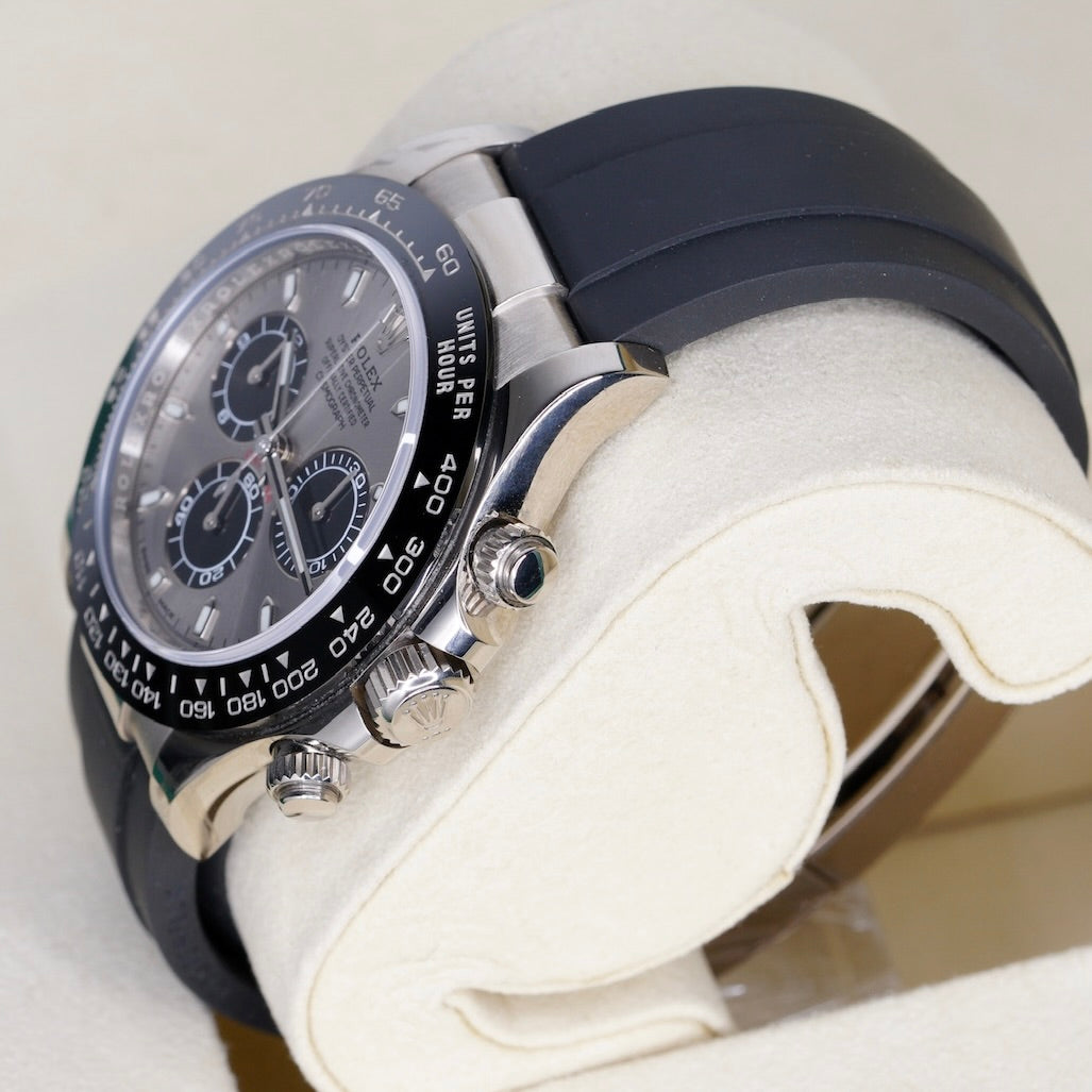 Rolex Daytona 116519LN “GHOST” Grey Dial White Gold Oysterflex 40mm 2021