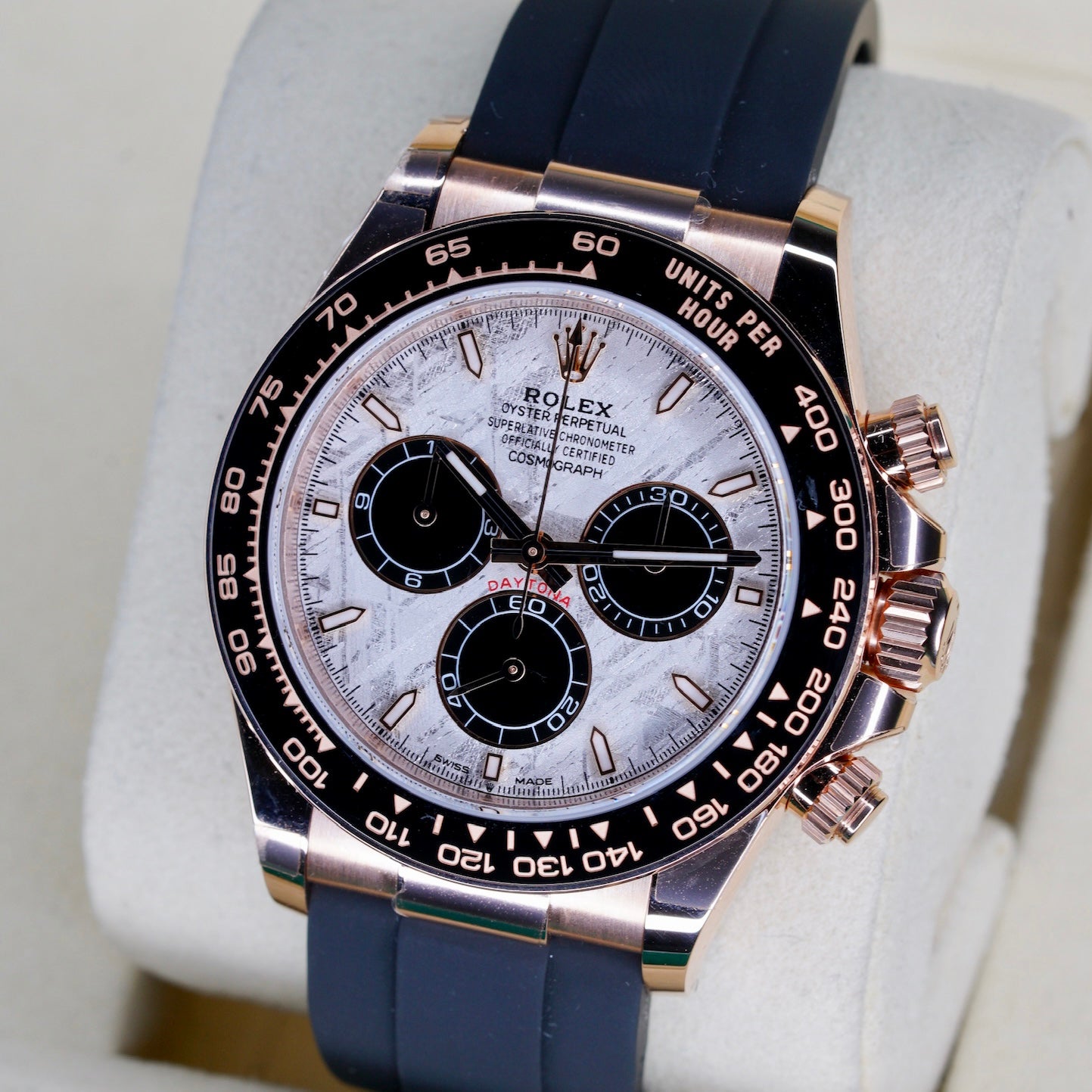 Rolex NEW 2026 Daytona 126515LN “METEORITE” Meteorite Dial Rose Gold Oysterflex 40mm