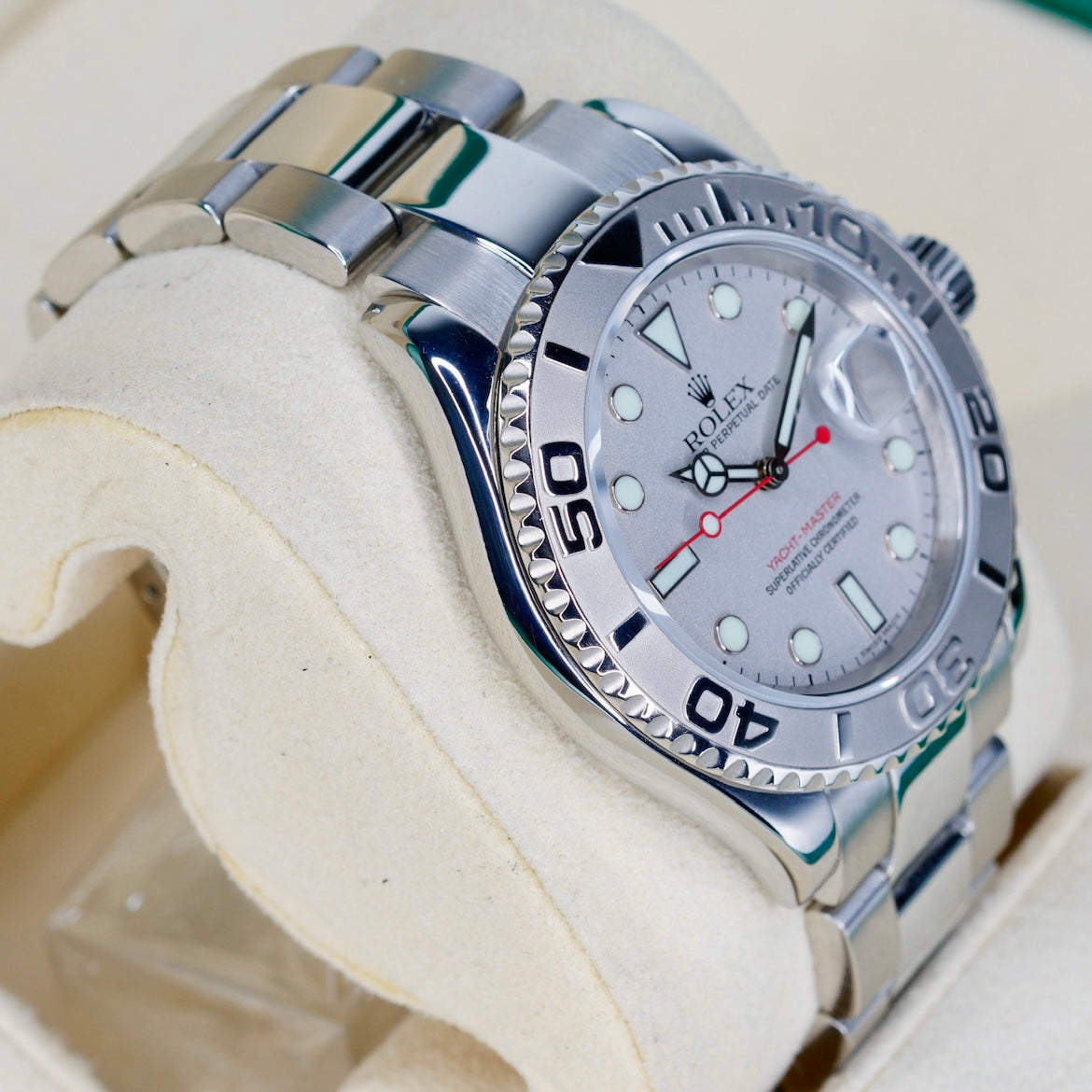 Rolex Yacht-Master 16622 “PLATINUM” Grey Dial Stainless Steel 40mm