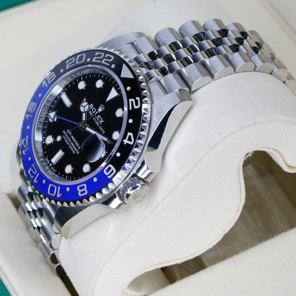 Rolex GMT-Master II 126710BLNR “BATGIRL” Black Dial Blue & Black Bezel Stainless Steel Jubilee 40mm 2022