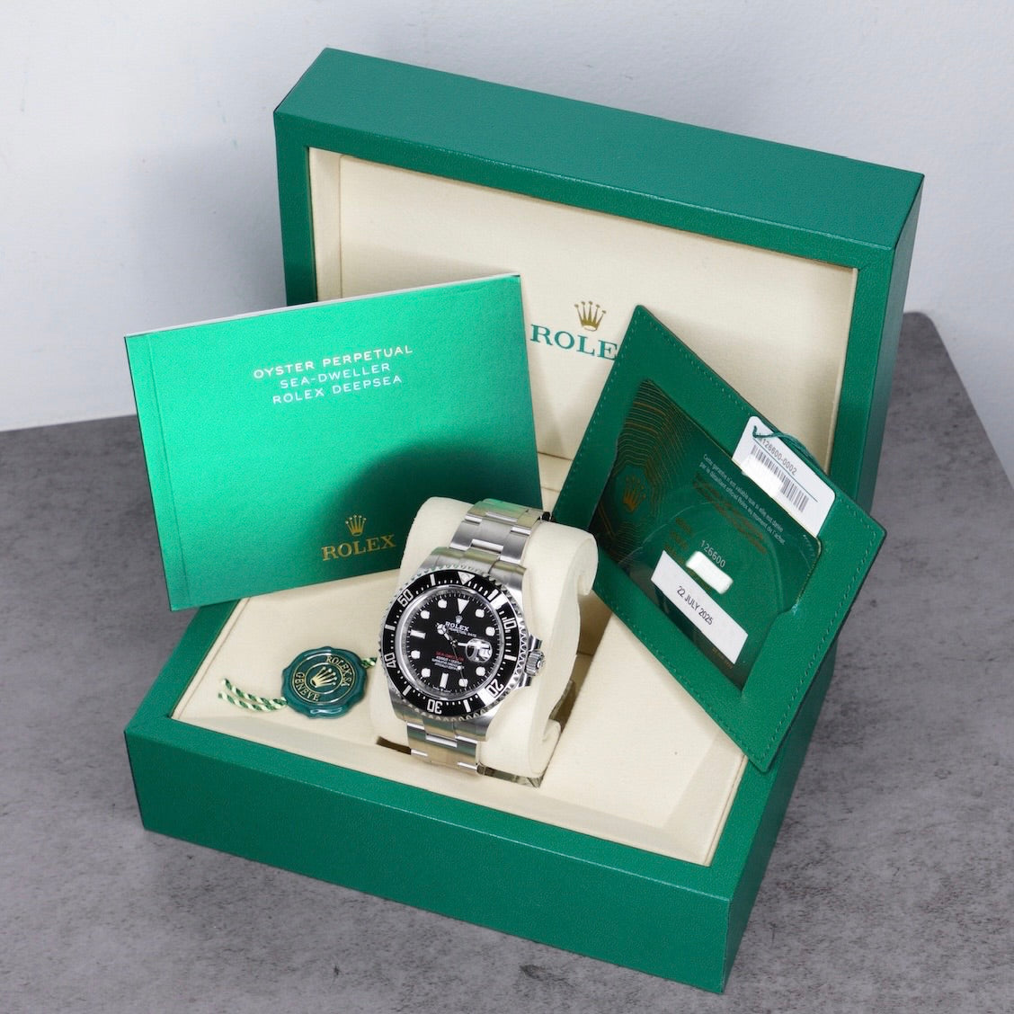 Rolex NEW 2025 Sea-Dweller 126600 “50TH ANNIVERSARY” Black Dial Red Letters Stainless Steel 43mm