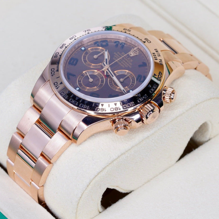 Rolex Daytona 116505 “CHOCO ARABIC” Brown Arabic Dial Rose Gold 40mm 2018