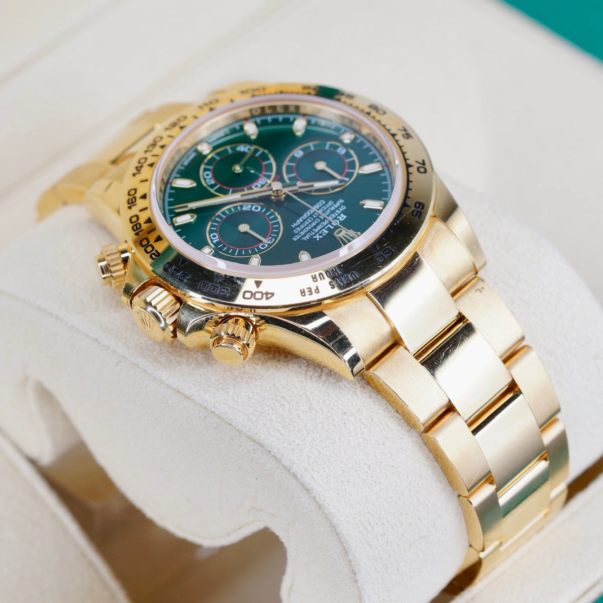 Rolex Daytona 116508 “JOHN MAYER” Green Dial Yellow Gold 40mm 2021