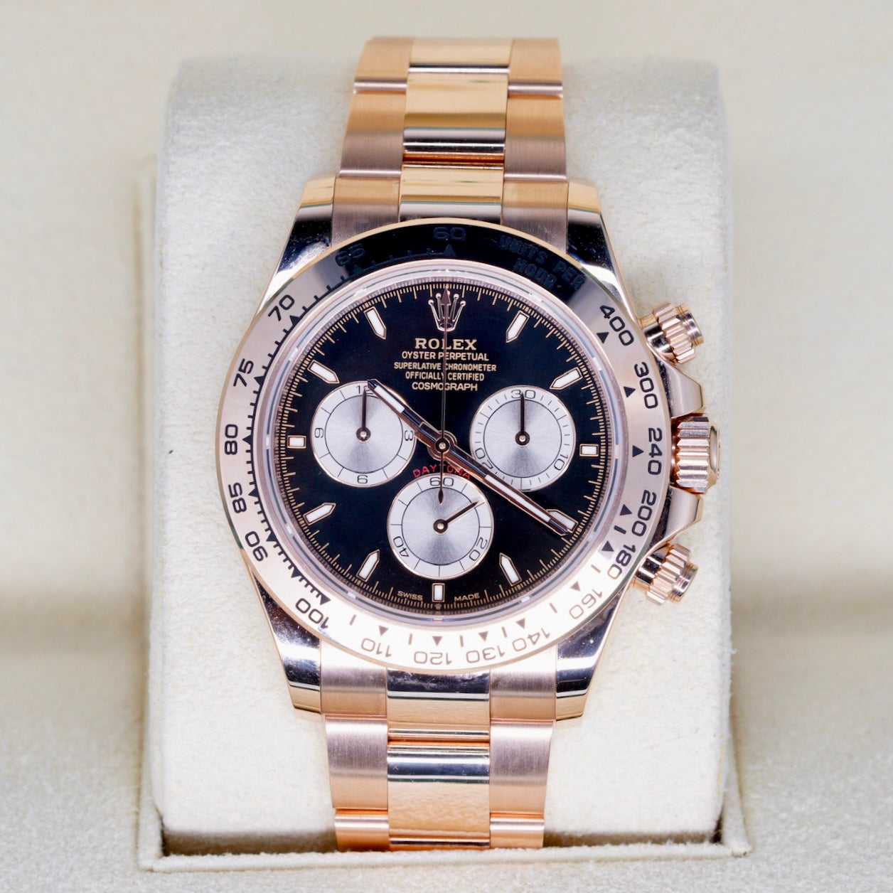 Rolex Daytona 126505 Black Dial Rose Gold 40mm 2024