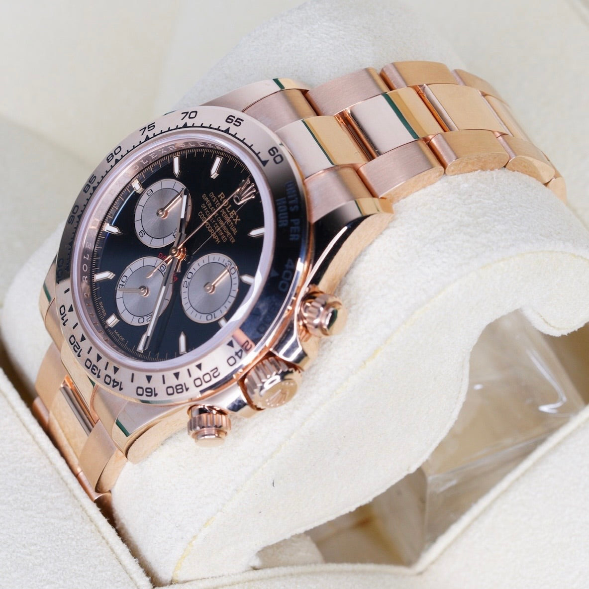 Rolex Daytona 126505 Black Dial Rose Gold 40mm 2024