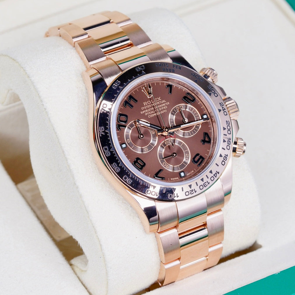 Rolex Daytona 116505 “CHOCO ARABIC” Brown Arabic Dial Rose Gold 40mm 2018