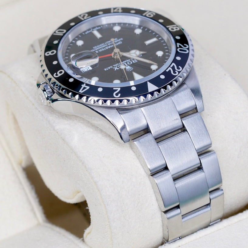 Rolex GMT-Master II 16710LN Black Dial Red Arrow Stainless Steel 40mm