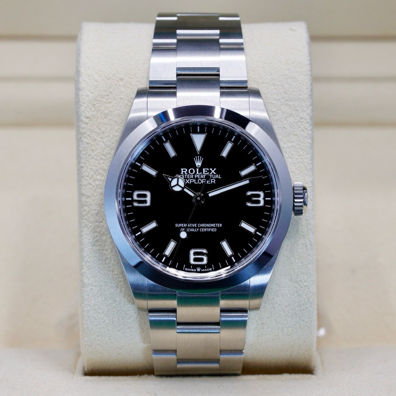 Rolex NEW 2024 Explorer 224270 Black Dial Stainless Steel 40mm